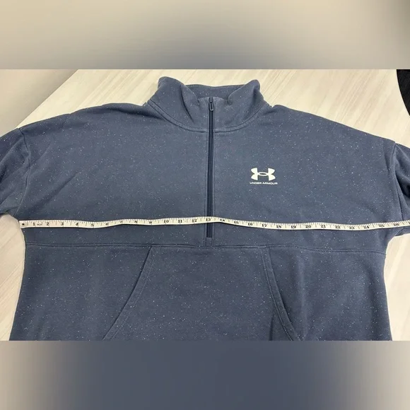 Woman’s Under Armour Navy/Grey Speckled Track Suit - Picture 13 of 16